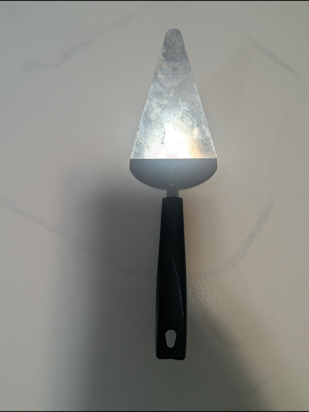 Vintage Ekco USA Cake Server Spatula 9 1/2" Black Handle Stainless Steel MCM